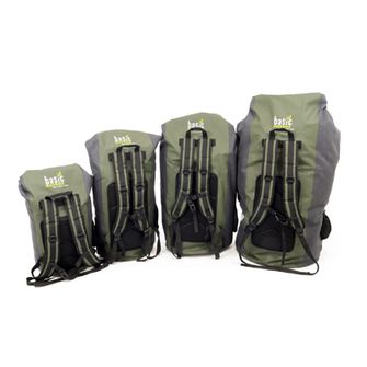 BasicNature Waterproof bag 90 L grey-green