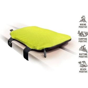 Mosh Kamper outdoor seat cushion, lime/black