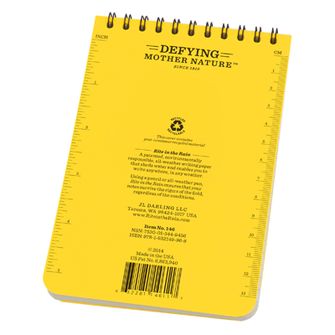 Rite in the Rain All Weather Notebook yellow No. 146