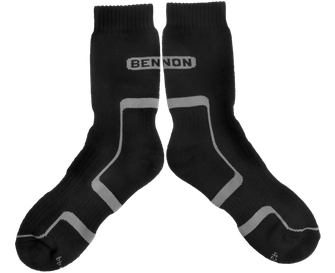 BENNON TREK SOCK trekking socks, black/grey