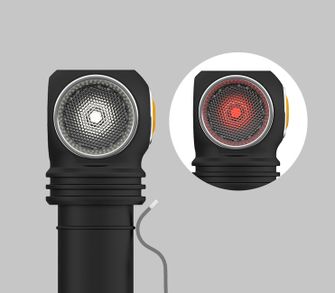 ArmyTek Wizard C2 WR Magnet White &amp; Red LED headlamp with magnetic holder 1100 lm battery power 3 h 65 g