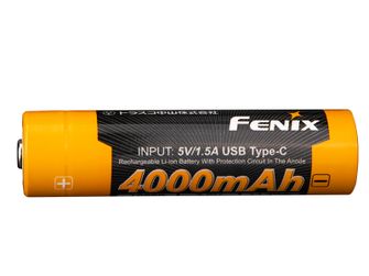 Fenix Rechargeable USB-C Battery Fenix 18650 4000 mAh (Li-Ion)