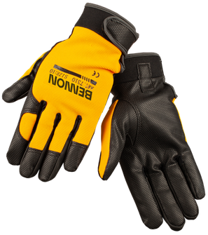 BENNON work gloves KALYTOS, yellow/black