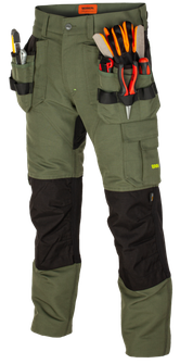 BENNON work trousers EREBOS, green/black