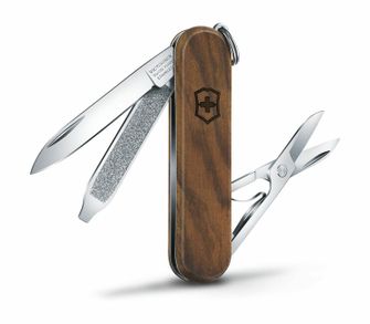 Victorinox Classic SD WOOD Multifunctional knife 58 mm, walnut wood, 5 functions