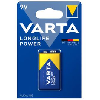 Varta Battery Longlife Power 9V block 1 piece