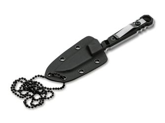 Böker&#039;s neck knife with chain and case, 5.8 cm, black