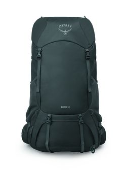 OSPREY hiking backpack ROOK 65,  dark charcoal/silver lining