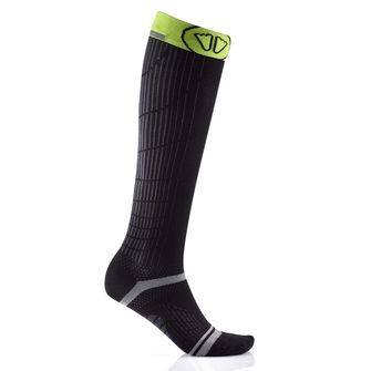 Sidas running socks, black/yellow