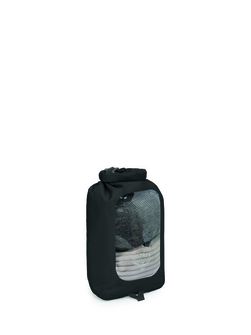 OSPREY packaging DRY SACK 6 W/WINDOW, black