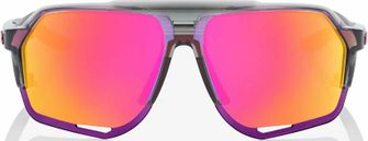 100% Sunglasses Norvik, Polished Translucent Grey