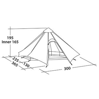 Robens Tent Green Cone for 4 persons