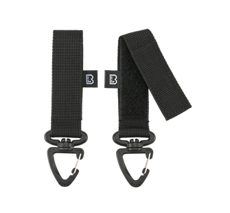 Brandit molle carabiner 2 pack, black