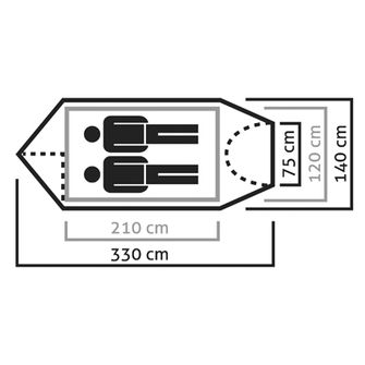 Salewa Tent Sierra Leone for 2 persons