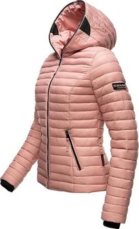 Navahoo Women&#039;s transitional jacket with hood Kimuk, powder rose