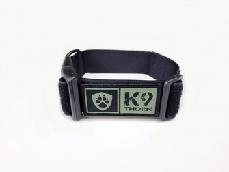 K9 thorn collar with buckle ITW NEXUS and handle, black