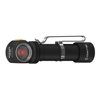 ArmyTek Wizard C2 WR Magnet White &amp; Red LED headlamp with magnetic holder 1100 lm battery power 3 h 65 g