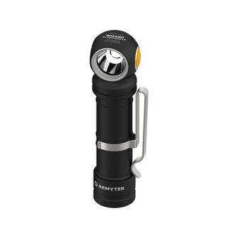 ArmyTek Wizard C2 Pro Max LR White LED pocket flashlight with belt clip, with battery pack 4150 lm