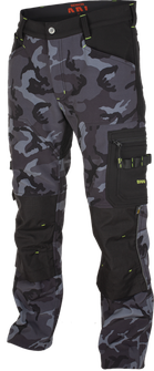 BENNON softshell trousers CAMOS, black/grey