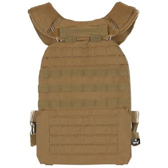 MFH Tactical Vest, Laser MOLLE, coyote tan