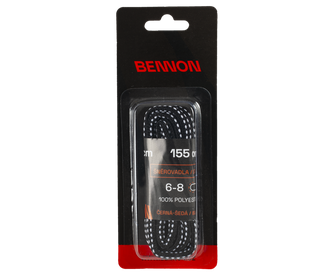 BENNON Shoelaces Laces Black-Grey Box 155 cm