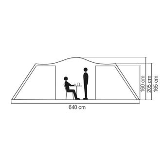 Coleman Tent Ridgeline 6 plus for 6 persons