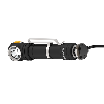 ArmyTek Wizard C2 Pro Max LR White LED pocket flashlight with belt clip, with battery pack 4150 lm