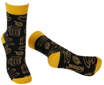 BENNON socks BENNONKY, yellow/black