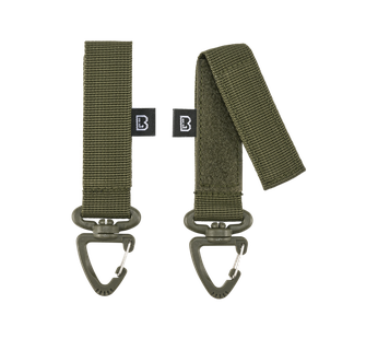 Brandit molle carabiner 2 pack, olive