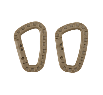 Brandit carabiner 2 pack, camel