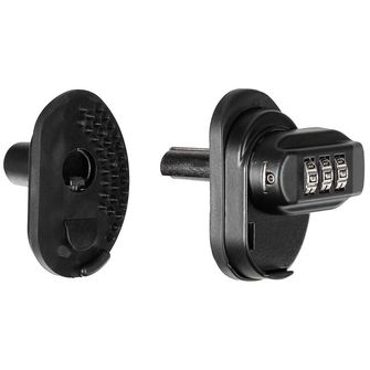 MFH Lock for a weapon, black, with a combination lock