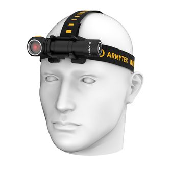 ArmyTek Wizard C2 WR Magnet White &amp; Red LED headlamp with magnetic holder 1100 lm battery power 3 h 65 g