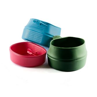 Folding cup green blue