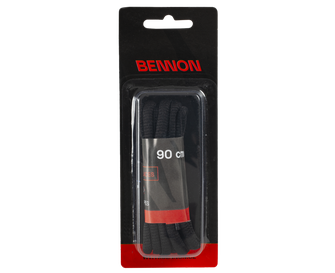 BENNON Shoelaces Laces Black Box 90 cm