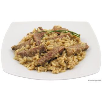 MFH Chopped Beef with Rice, canned, 400 g