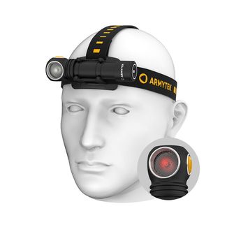 ArmyTek Wizard C2 WR Magnet White &amp; Red LED headlamp with magnetic holder 1100 lm battery power 3 h 65 g