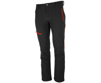 BENNON softshell trousers FORCE, black/red