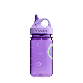 Nalgene Baby Water Bottle Grip-n-Gulp Sustain 0,35 L with cover, purple musical giraffe