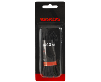 BENNON shoelaces Laces Black Box 140 cm