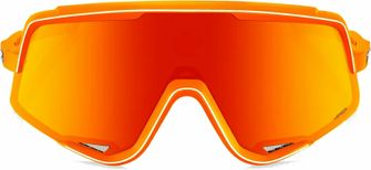 100% Glendale Sunglasses, Soft Tact Neon Orange