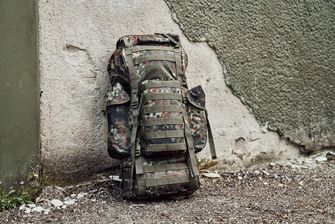 Brandit Kampfrucksack Molle Tactical Backpack, Woodland 65l