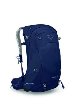 OSPREY hiking backpack STRATOS 34,  cetacean blue