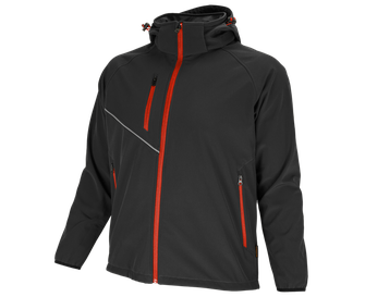 BENNON softshell jacket FORCE, black/red