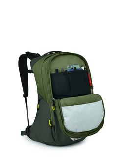 OSPREY city backpack RADIAL,  earl grey/rhino grey