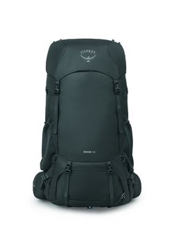 OSPREY hiking backpack ROOK 50,  dark charcoal/silver lining