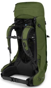 OSPREY hiking backpack AETHER 55 II,  garlic mustard green