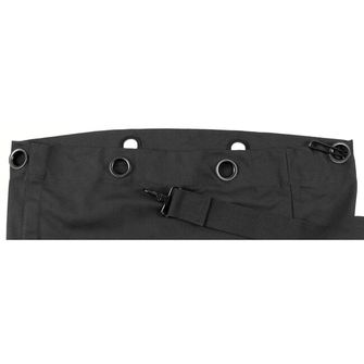 MFH US Duffle Bag, black, with carrying strap