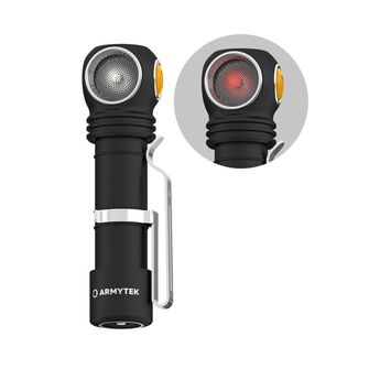 ArmyTek Wizard C2 WR Magnet White &amp; Red LED headlamp with magnetic holder 1100 lm battery power 3 h 65 g