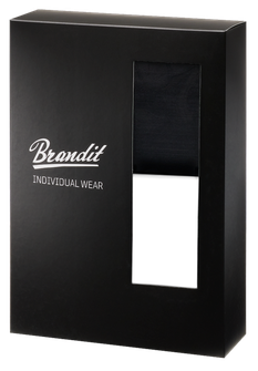 Brandit Boxer Shorts with Logo 2pcs, white-black