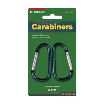 Coghlans Carabiner Mixed colours Ø 6 x 60 mm 2 pcs